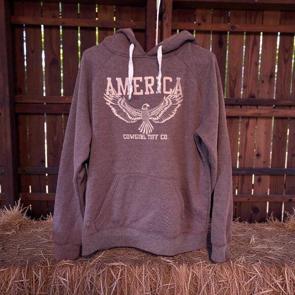 Cowgirl Tuff Tops - Graphic Sweatshirt Medium (Oversize)